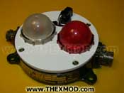 Light - Dome - Twin - Red / Clear - AS50793 / B14915