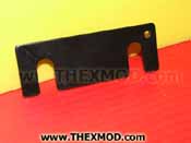 Spacer -  85.5mm LG - 30.5mm WD - 2mm THK - 2 Slo