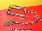 Pin Assy. With Retaining Spring and Chain 75mm 