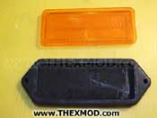 Reflector - Amber - Rubber Case