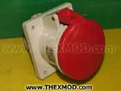 Socket - Panel Mount - 415V - 63A - 5 Pin + Earth