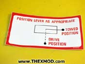 Label - Instruction Adhesive - 817/00983
