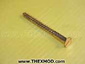 Screw - Brass CSK head - wood 8 x 2in  - BS1210