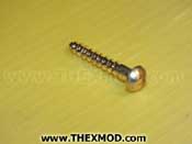 Screw Wood - 6 x 1in Long - Brass - BS1210