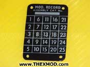 Plate Modification Record - 1 3/4in - FV133030