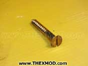 Screw Wood Brass - 12 x 1/4in Long - BS1210