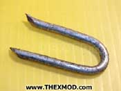 Staple - Galanised - 6mm dia - 65mm Long - 016271