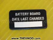 Label - Alumin Alloy - Battery Board - A2N21008908