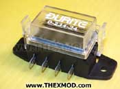 Fuse Box - 4 Way - Clear Cover - 0-234-24
