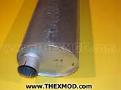 Silencer Exhaust - Oval - FG50565