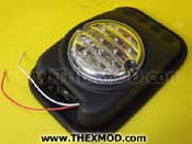Mirror - Side - LED Work Light - 12V / 24V 