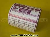 Labels - Fire Extingusher Mainternance - 70-2599