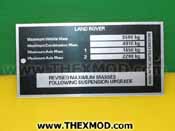 Label - Identification Plate - GMO-X001
