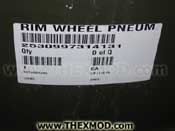 Rim Wheel - Pneumatic  Tyre - 67606
