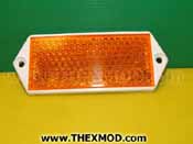 Reflector - Clearance  - White Border - Yellow