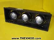 Light  3 x 70W CDM-TC G8.5 FLD BK SHUTT-PGH70043TC-YW-P