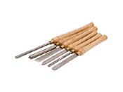 Chisel - Wood - 6pc Set for Woodlathes