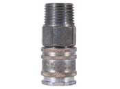 Connector - FullFlow Silver 1/2 Inch Male Coupler