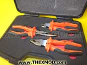 Plier Set 3 Piece Combinstion Insulated VDE Durite 0-706-20