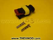 Connector - Superseal - 2 Way - Female - Durite : 0-011-62