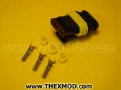 Connector - Superseal - 3 Way - Female - Durite : 0-011-63