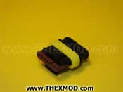 Connector - Superseal - 4 Way - Female - Durite : 3-011-64