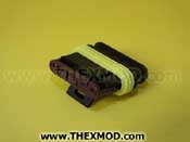 Connector - Superseal - 5 Way - Female - Durite : 3-011-65
