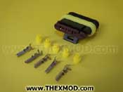 Connector - Superseal - 5 Way - Female - Durite : 0-011-65