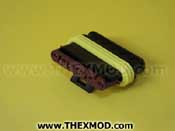 Connector - Superseal - 6 Way - Female - Durite : 3-011-66
