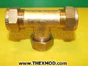 Connector - Pipe - Tee - 3/4 In BSP - 5/8 In Tube