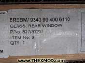 Window Rear - Strip - Weather Rail - 331/31757