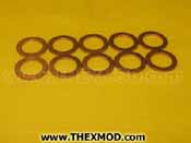 Washers - Copper - 14.5 ID x 21.0 OD - Pack of 10