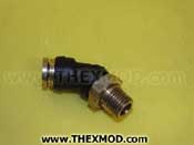 Connector - Fitting 3/8 Tube x 1/4 NPT45- MAS11723