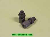 Coupling Male Male Stud - 6mm od
