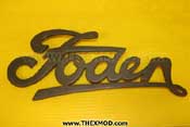 Plate - Foden Script - Metal - 08-00218-T200