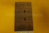 Label - Steel - Cab Symbols  - 05-00144-000