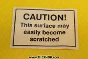 Decal - Caution! - 40mm x 60mm - 2 0082-558