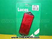 Reflector - Red Rectangular - LAB782
