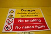 Sign - Explosive atmosphere  - 26233Q 