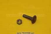 Bolt - sq neck - M6 x 25mm - BS4933 SELF/FINISH GRADE 4/6