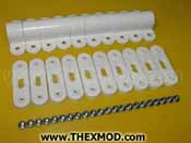 Clamp - 20mm -  PVC  - Pack of 10