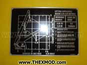Instruction Plate - FV2058077