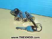 Lock Set  - 4 Locks - 2 Keys - MTC6505