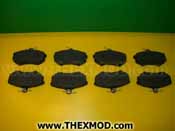 Pad Brake Disc Shoe  - Set of 8 - 716.1.36.516