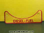 BADGE - DIESEL FUEL  - 502951