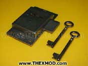 Cupboard Lock - 3 Levers - 3.1/2 IN