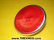 Reflector - Bolt on - Red  - 80mm OD