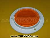 Reflector - Screw on - Amber - 4.5 IN 