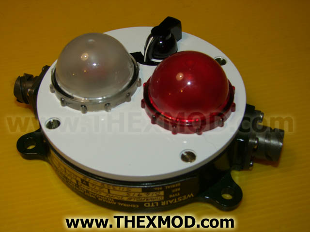 Light - Dome - Twin - Red / Clear - AS50793 / B14915-1