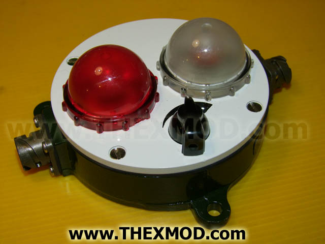 Light - Dome - Twin - Red / Clear - AS50793 / B14915-2